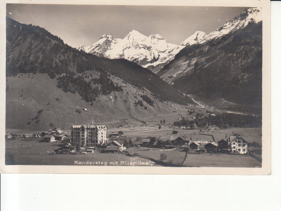 Cartoline postali: Kandersteg 1924 – Usato da Bürglen TG venduto da StampGraf