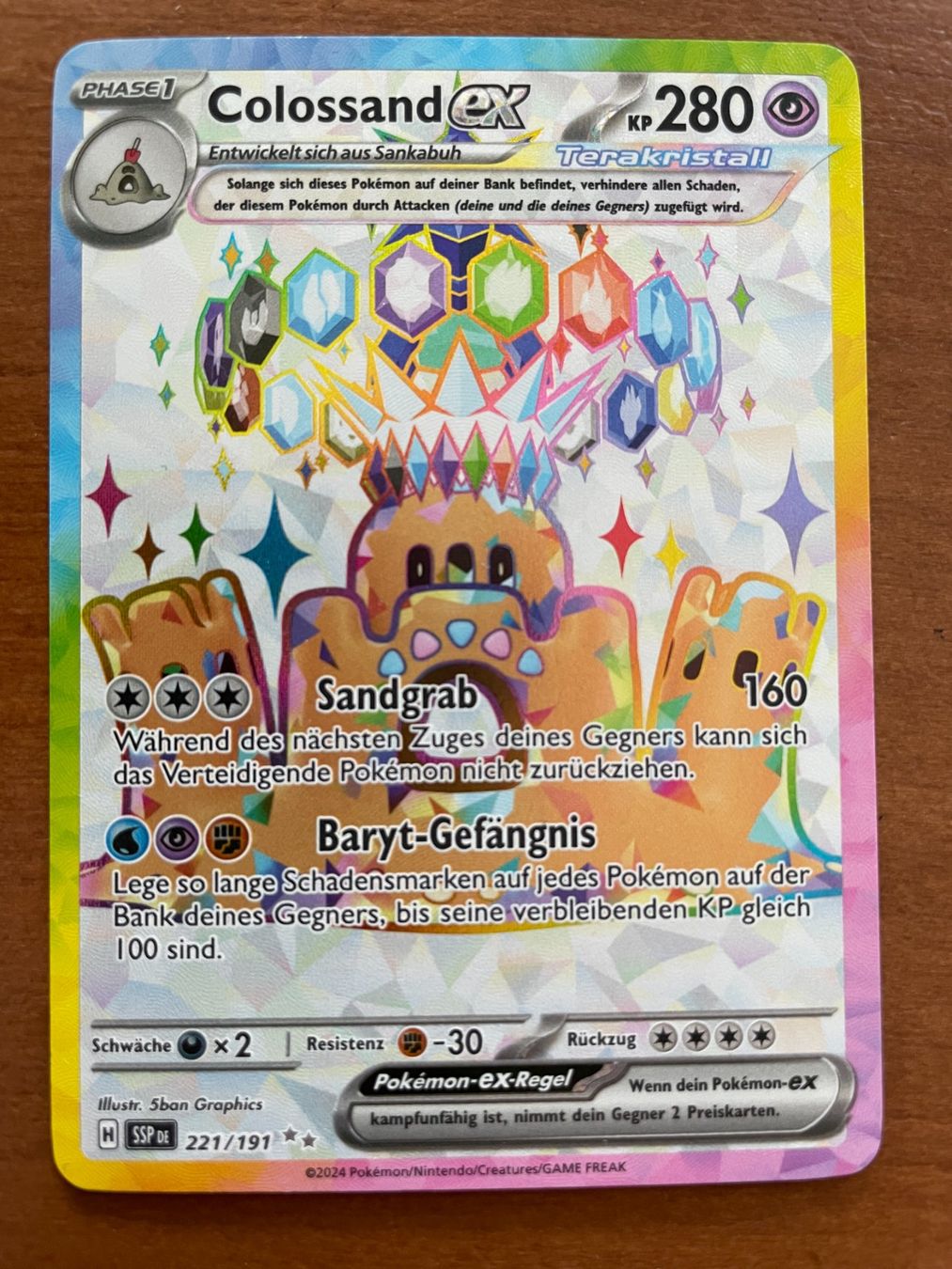 Pokémon Carte collezionabili: Pokemon Colossand eX (Versand gratis) – Nuovo (secondo la descrizione) da Chur venduto da Angerson