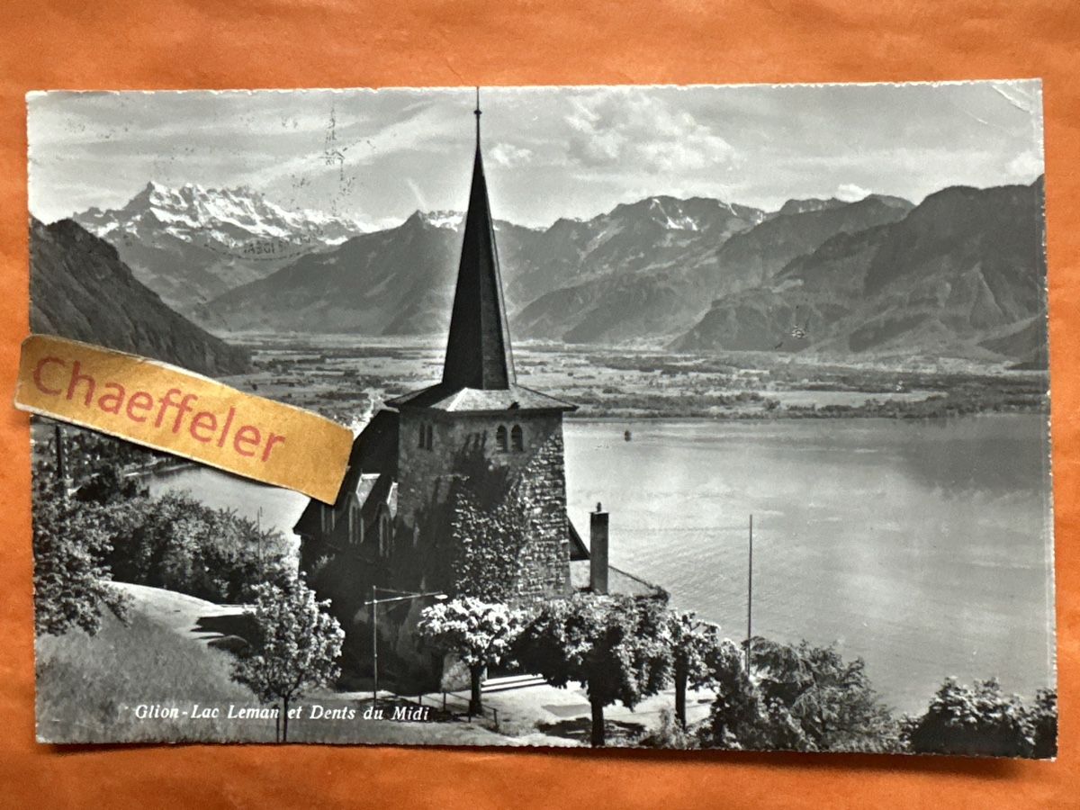 Ansichtskarten: Alte Ansichtskarte Chillon, Genfersee, ca. 1968 – Gebraucht aus Zürich von Chaeffeler