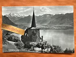 Alte Ansichtskarte Chillon, Genfersee, ca. 1968