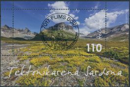 2023 - Sardona - Block - Ersttag Voll Stempel ET