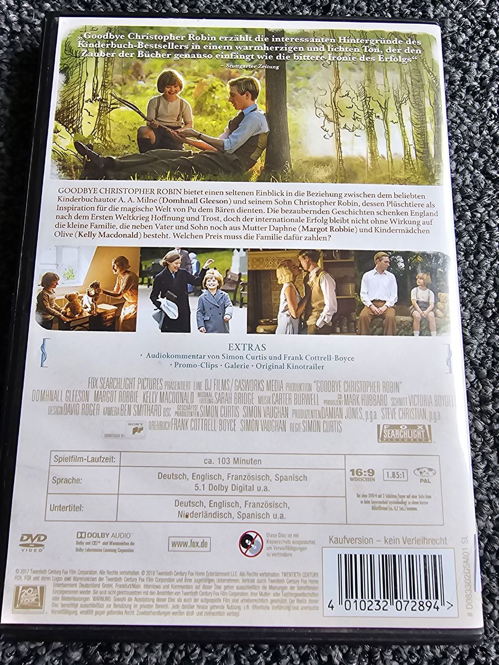 Alle DVDs: Goodbye Christopher Robin DVD (18054) – Gebraucht aus Ruswil von jan_bxl5 1