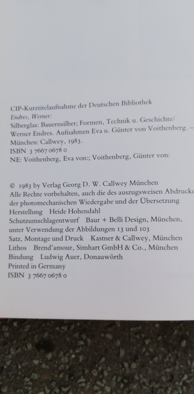 Gläser: Buch: Silberglas – Gebraucht aus Thun von Matthias72 4