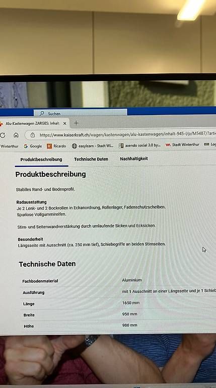 Korpus: Alu-Kastenwagen Zarges – Gebraucht aus winterthur von Simik2 4