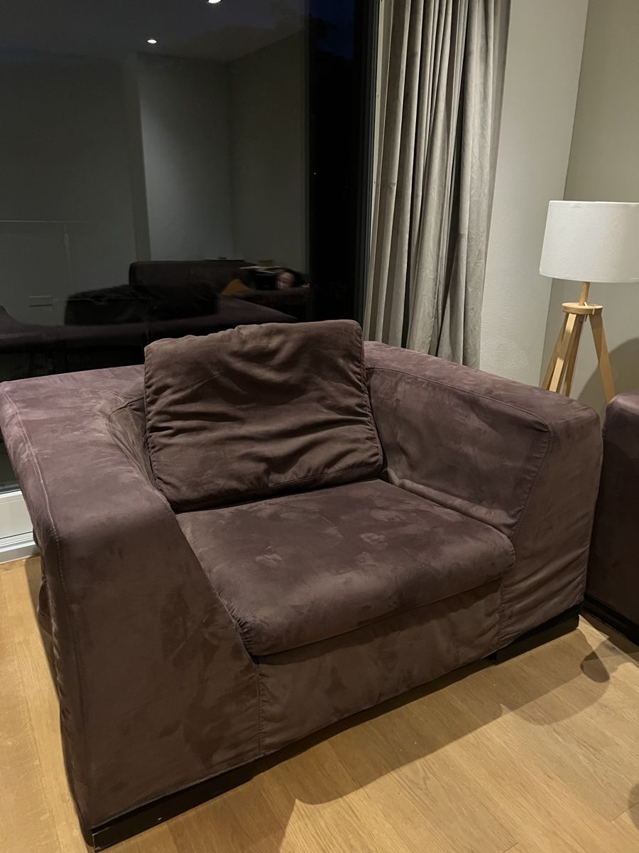 Sofas: Grosses Sofa - Braun 3-Teiler – Gebraucht aus Balgach von mar_fg6d 1