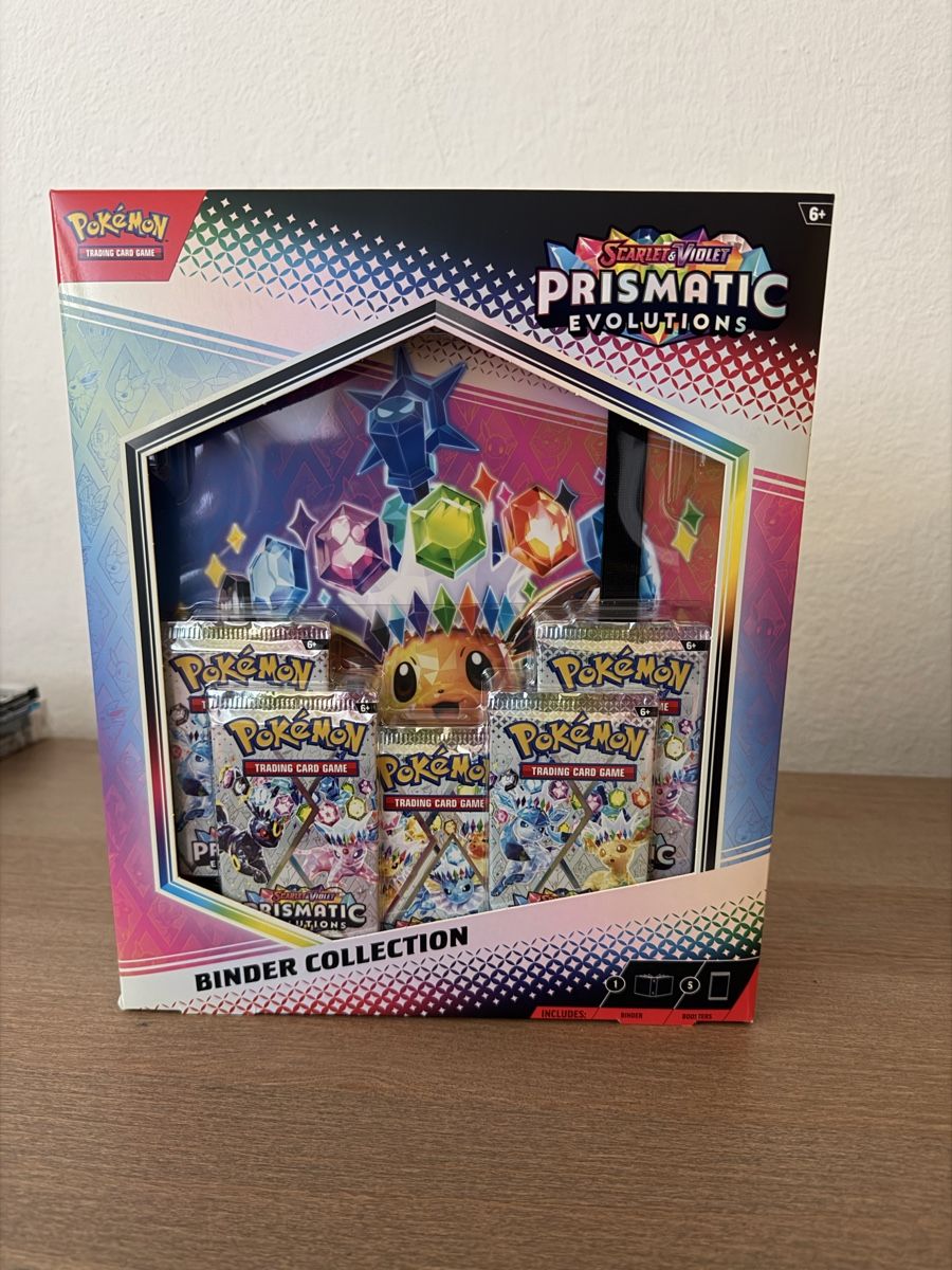 Pokémon Carte collezionabili: Pokemon Prismatic Evolutions Bindet Collection ENG  – Nuovo e nell'imballaggio originale da Capolago venduto da ber_52yl
