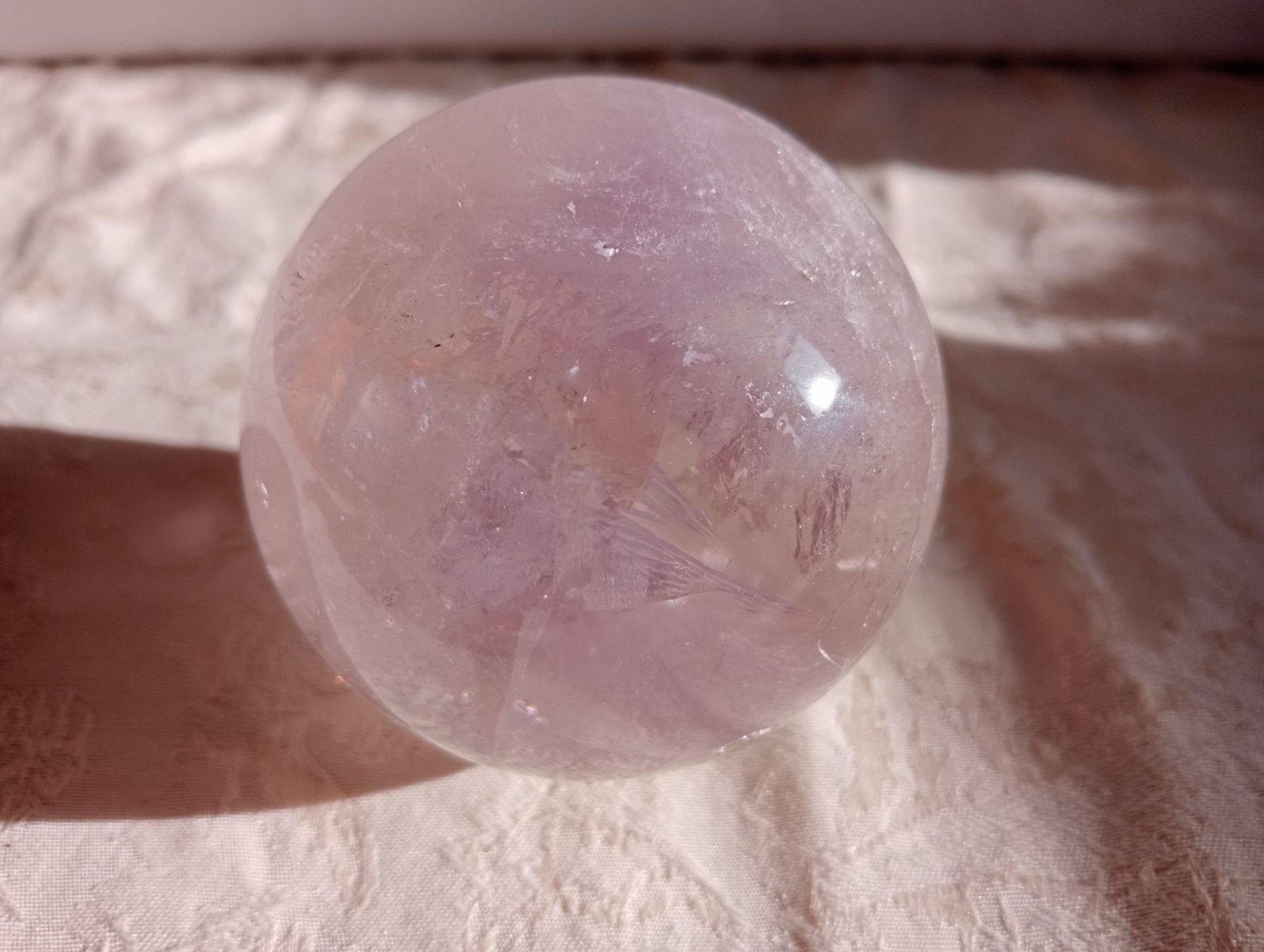 Minerali & Pietre curative: Amethystkugel Durchmesser ca. 8 cm Christallkugel – Usato da Oberdorf BL venduto da Barocki888 3