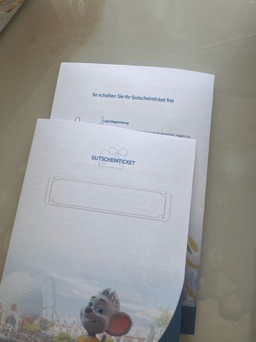 Biglietti: Europa Park – Nuovo e nell'imballaggio originale da Aarau venduto da sug_b6fr