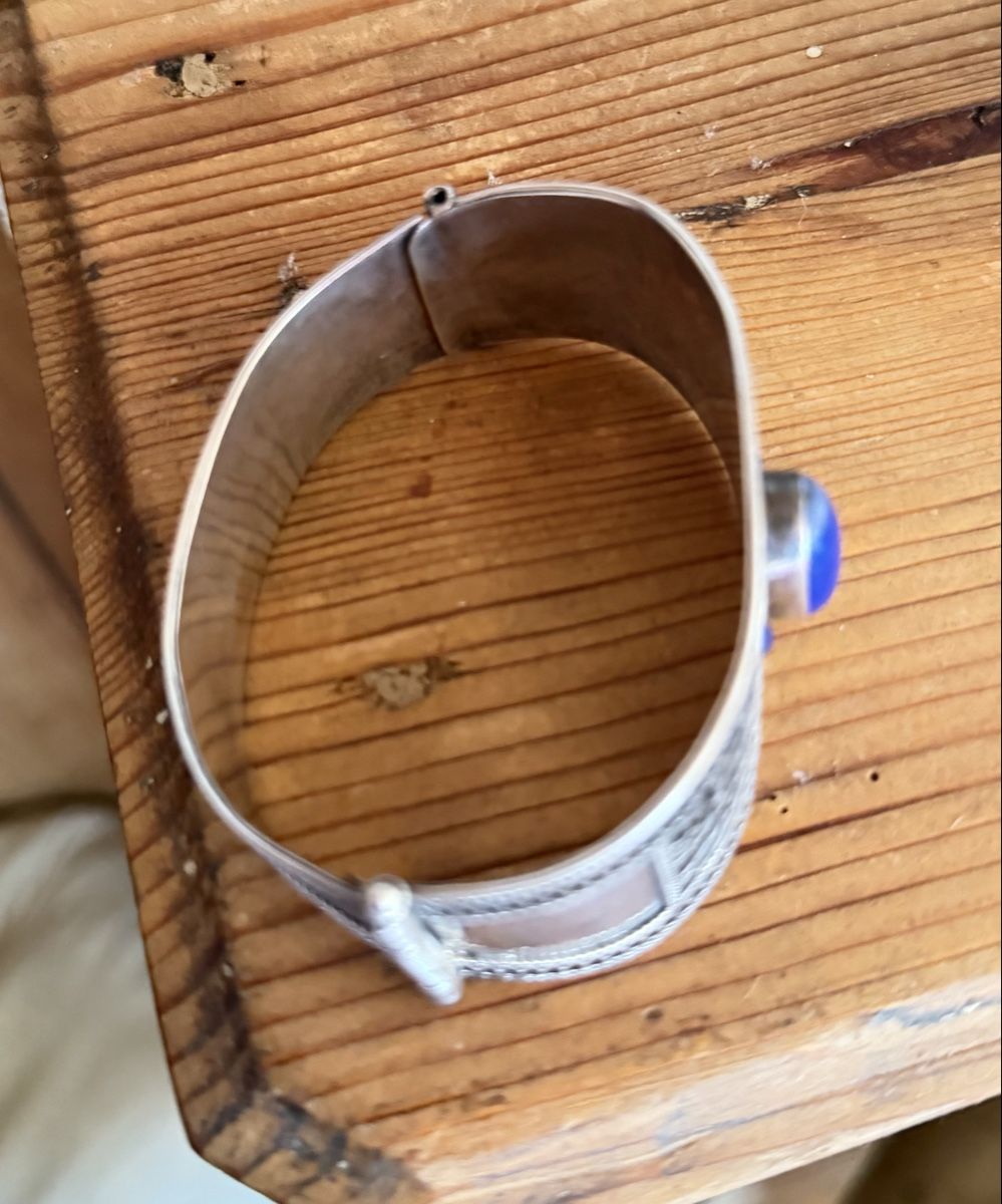 Bracelets: Armspange Silber mit Lapislazuli – D'occasion à Donat par troja007 1