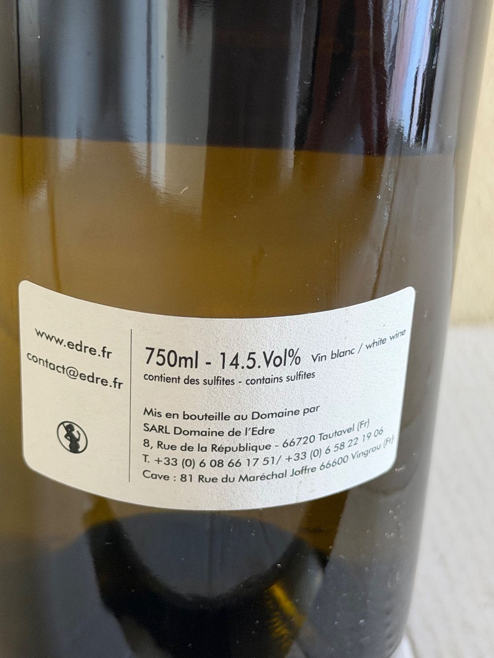 Vino: CÔTES DU ROUSSILLON  Domaine de l’Edre 2014 Carrément blanc – Nuovo (secondo la descrizione) da Roche VD venduto da luc_jwm5 3