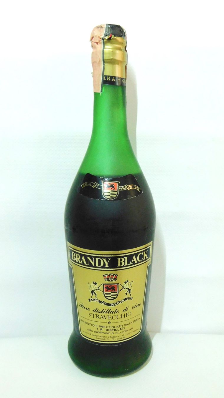 Bevande alcoliche: Brandy Black Stravechio 60 /70s – Nuovo e nell'imballaggio originale da Emmenbrücke venduto da Ulisse-22