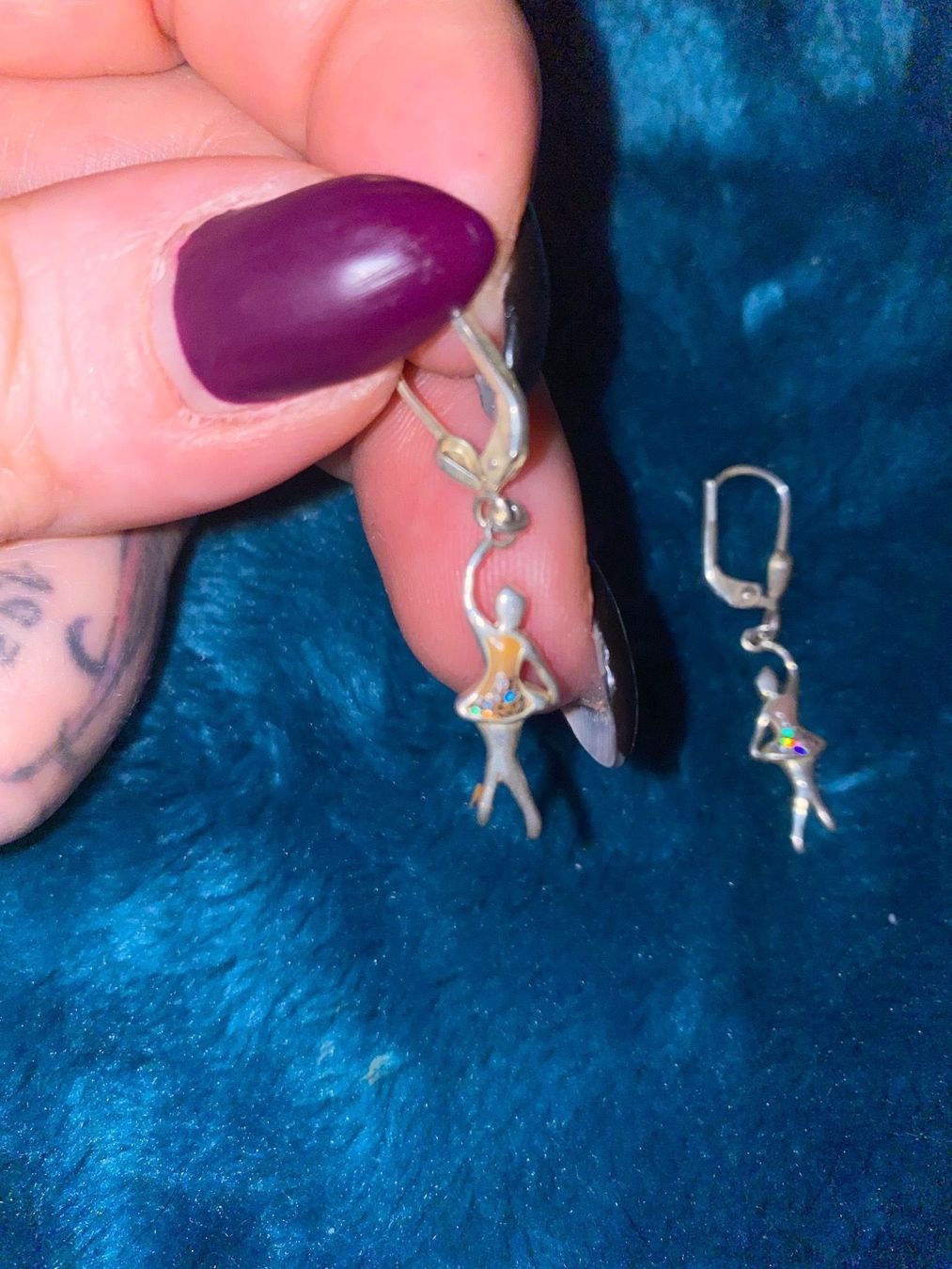 Ohrringe & -stecker: Ohrringe Ballerina 🩰 925 Silber – Gebraucht aus Russikon von Leks4 4