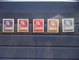 1932-1933 Z-Nr. 160z - 184z postfrisch** SBK2026 845.00
