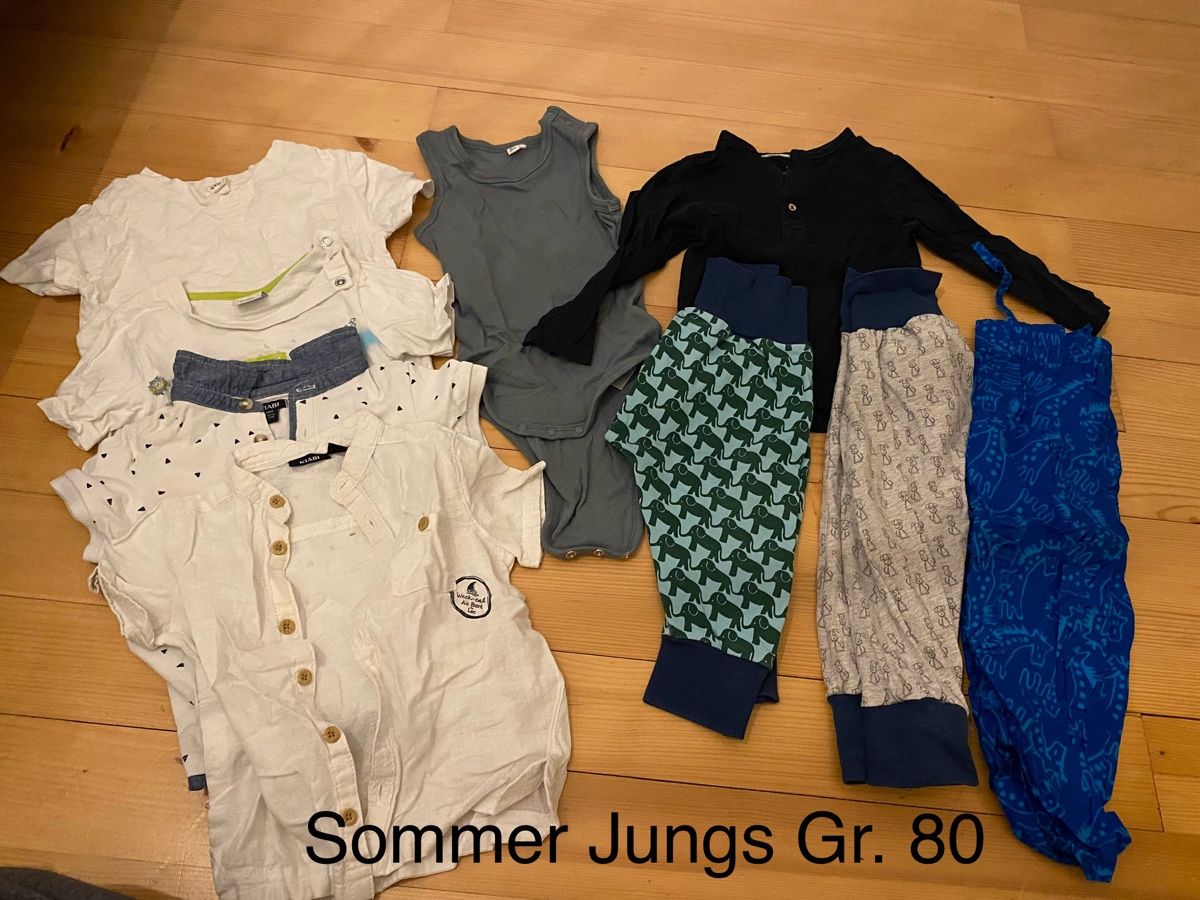 Lotti & Set di vestiti: Kleiderpaket Sommer Jungs Gr.80 – Usato da Spiegel b. Bern venduto da chaeferlele