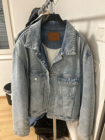 Sandro Designer Jeansjacke gefüttert Herbst/Winter/Frühling