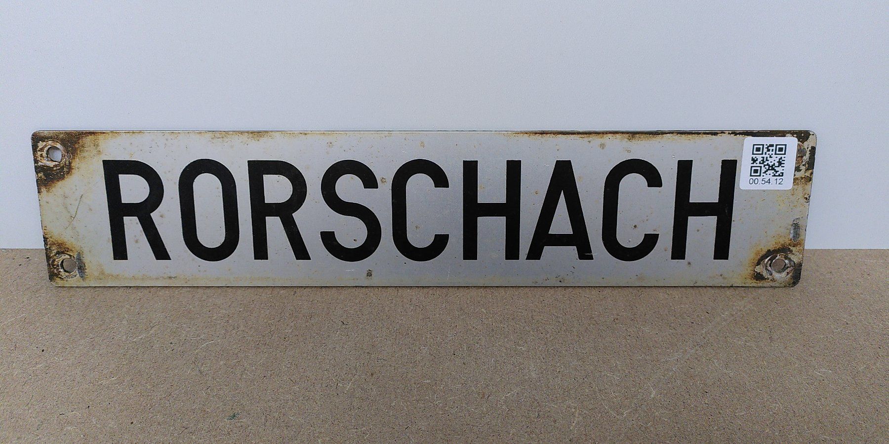 SBB/CFF/FFS Schilder: Depotschild SBB "Rorschach" – Gebraucht aus Büsserach von ModellbahnDepot