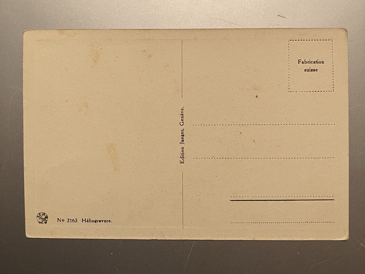 Cartoline postali: Alte Ansichtskarte: Lausanne Kathedrale & Alpen Panorama – Usato da Bauma venduto da Baumer71 1