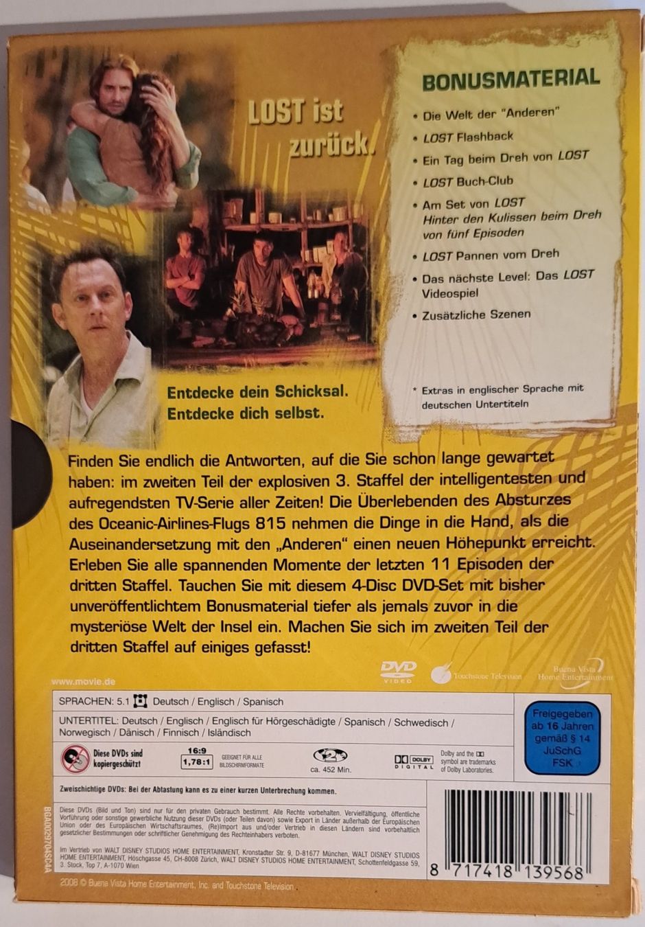 Tutti i DVDs: Lost - 3 Staffel Teil 13-23 – Usato da Tenniken venduto da mik_6mxg 3
