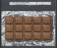 2001 "100 Jahre CHOCO SUISSE", Kleinbogen, ET - Stempel
