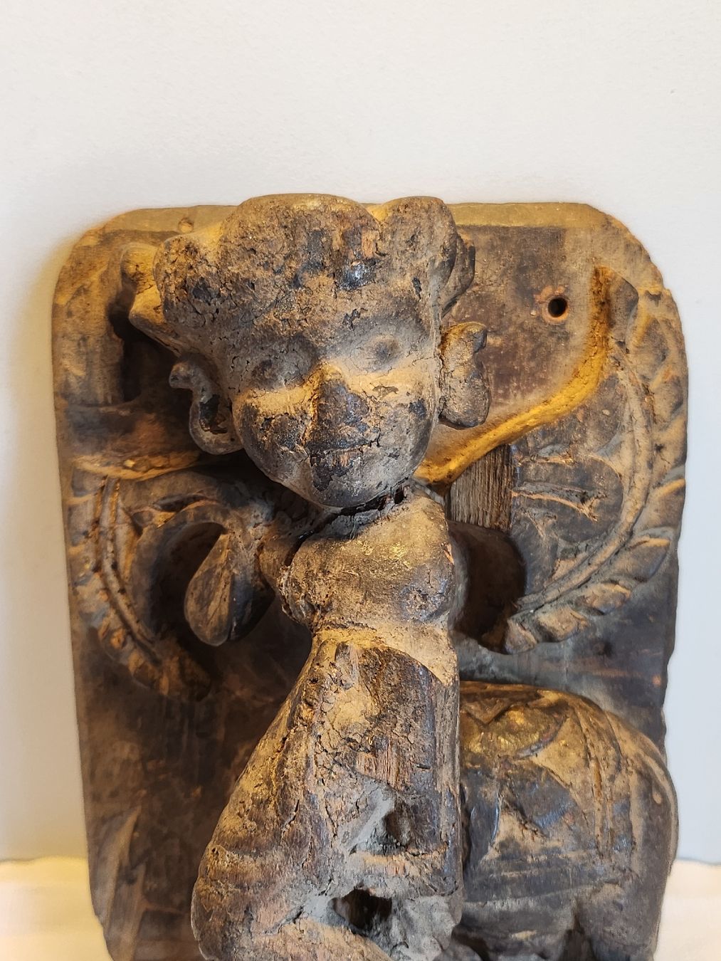 Skulpturen & Statuen: Antike Ethno Holzfigur geschnitzt Wandrelief – Gebraucht aus Zürich von BAENZERINO 1