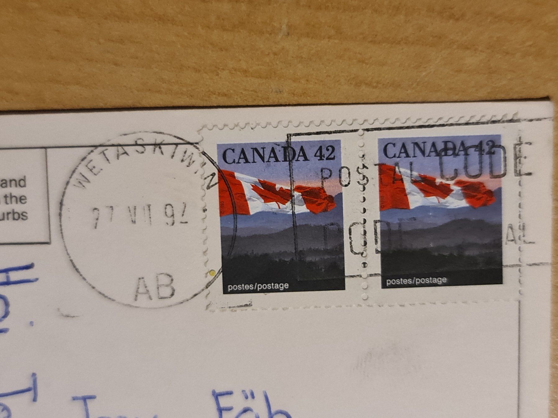 Cartoline postali: Ansichtskarte Alberta Kanada – Usato da Dintikon venduto da Vexi 1
