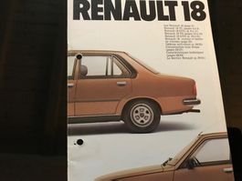 Renault 18 Prospekt