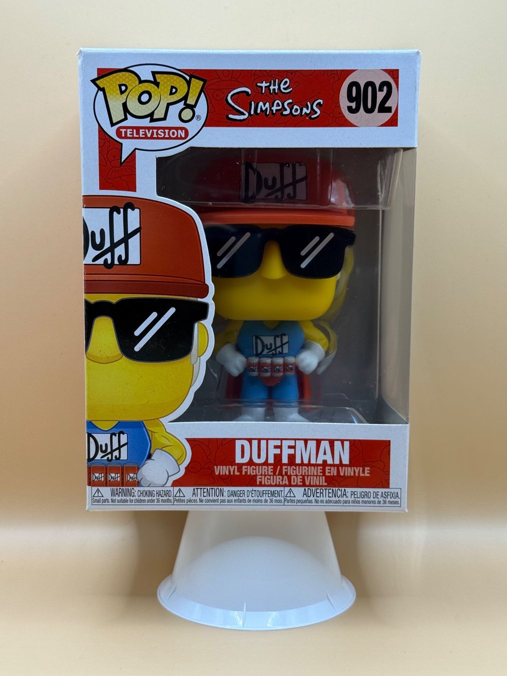 Funko Statuette: Funko Pop - Duffman - The Simpons - 902 – Nuovo e nell'imballaggio originale da Dietikon venduto da gab_qz7y