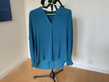 Luisa Cerano Bluse Türkis Gr. 44 Top Zustand