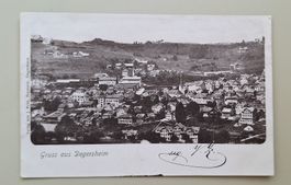AK Gruss Degersheim Gesamtansicht 1903 Stempel Mogelsberg SG
