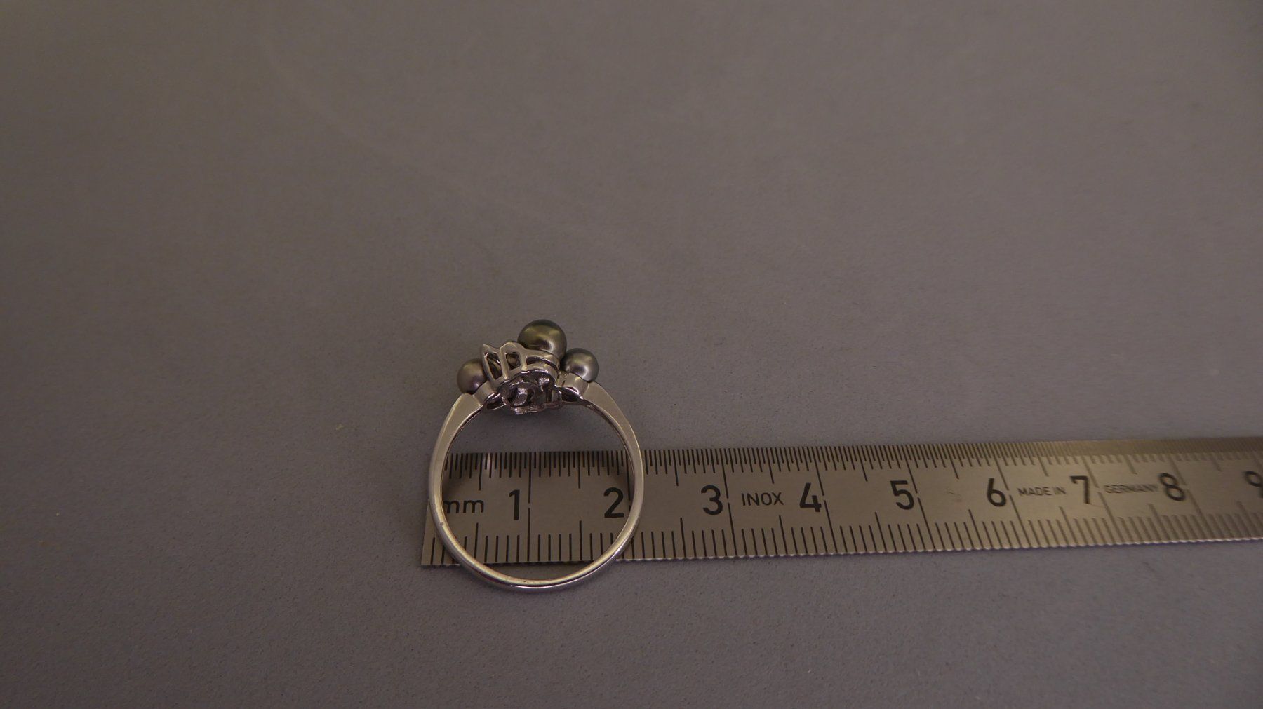 Anelli: Ring 925 Silber mit synthetischem Perlen – Usato da Muri AG venduto da Lineli2020 3