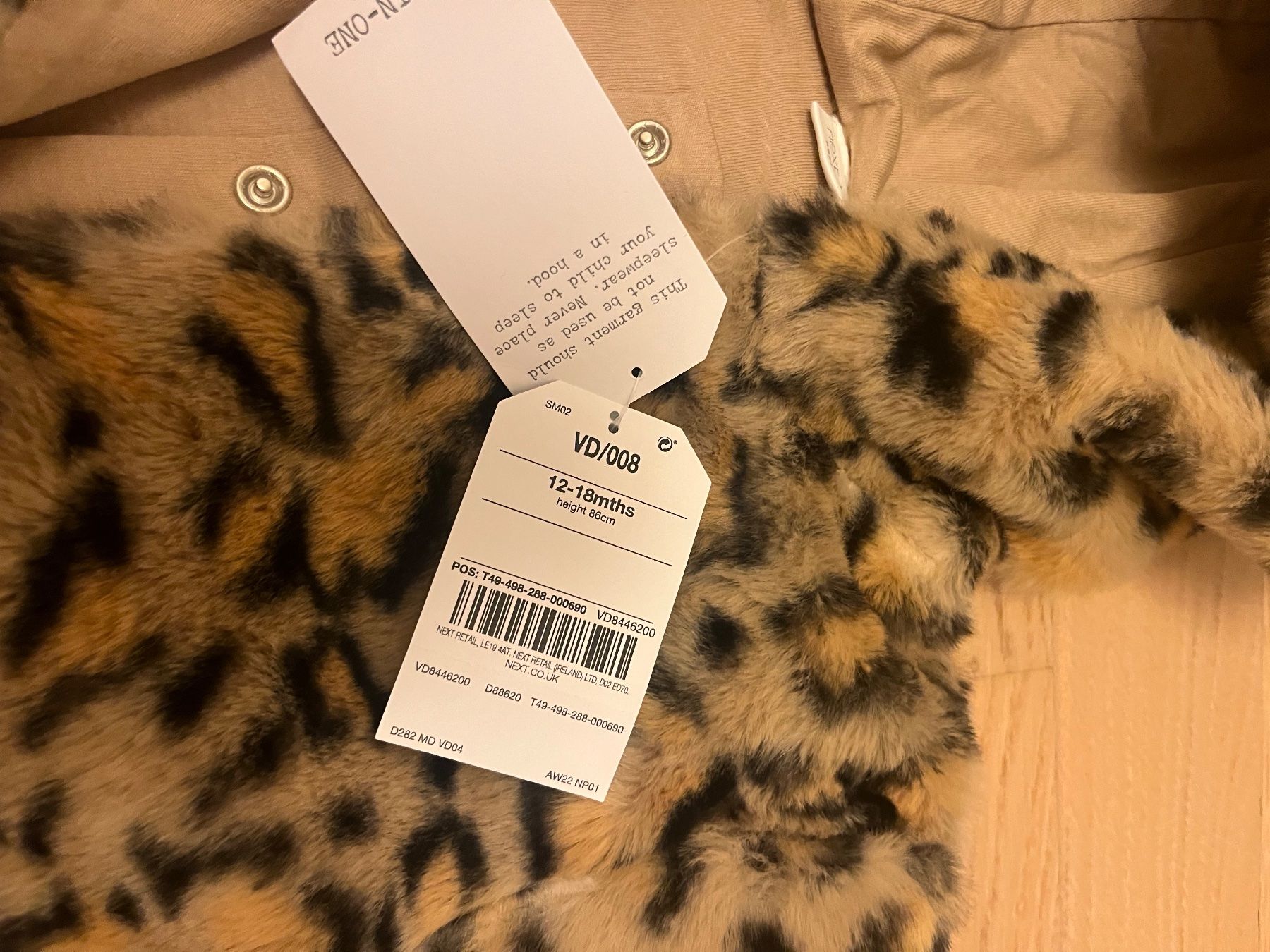 Tute: Overall Leopard Faux Fur NEU – Nuovo e nell'imballaggio originale da Oberglatt ZH venduto da Sale12 5