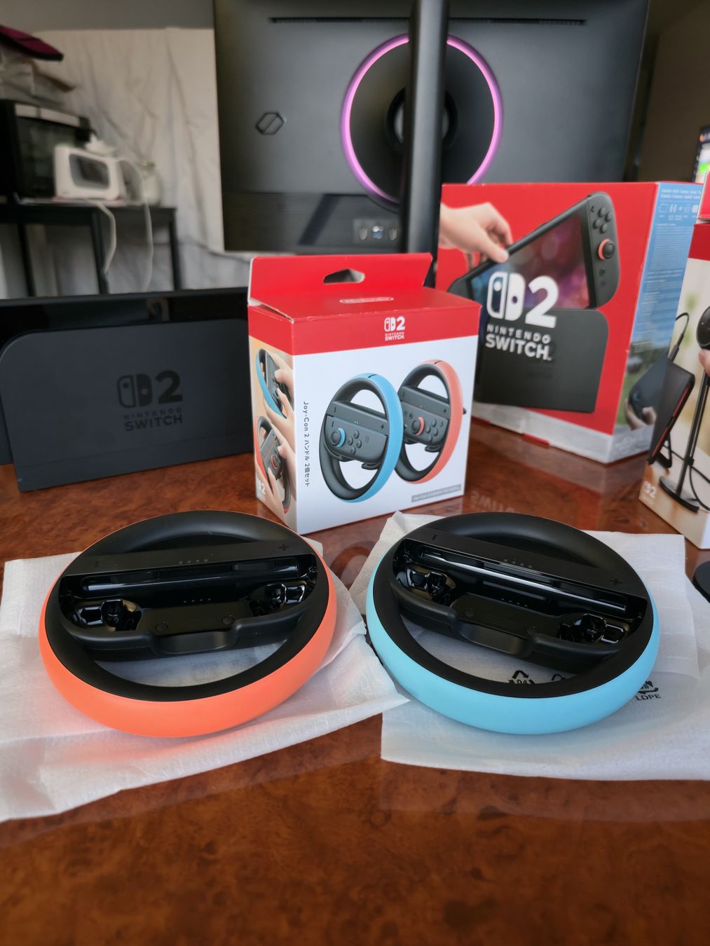 Nintendo Controller: Nintendo Switch Joy-Con Wheel Set 2er Pack neuwertig – Neu (gemäss Beschreibung) aus Volketswil von jim_vth8 5