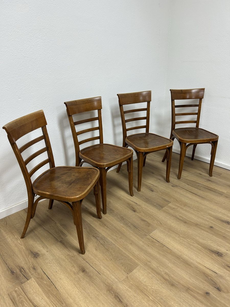 Horgen Glarus Sedie: 4er Set Horgen Glarus Bistrostühle – Usato da Basel venduto da MoebelSackmann