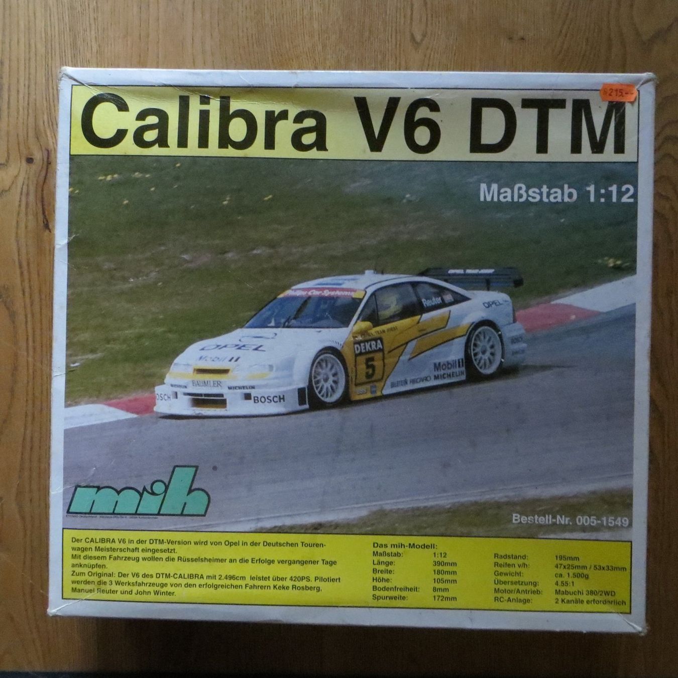 Opel Modellautos: Opel Calibra V6 DTM Model – Neu (gemäss Beschreibung) aus Mogelsberg von