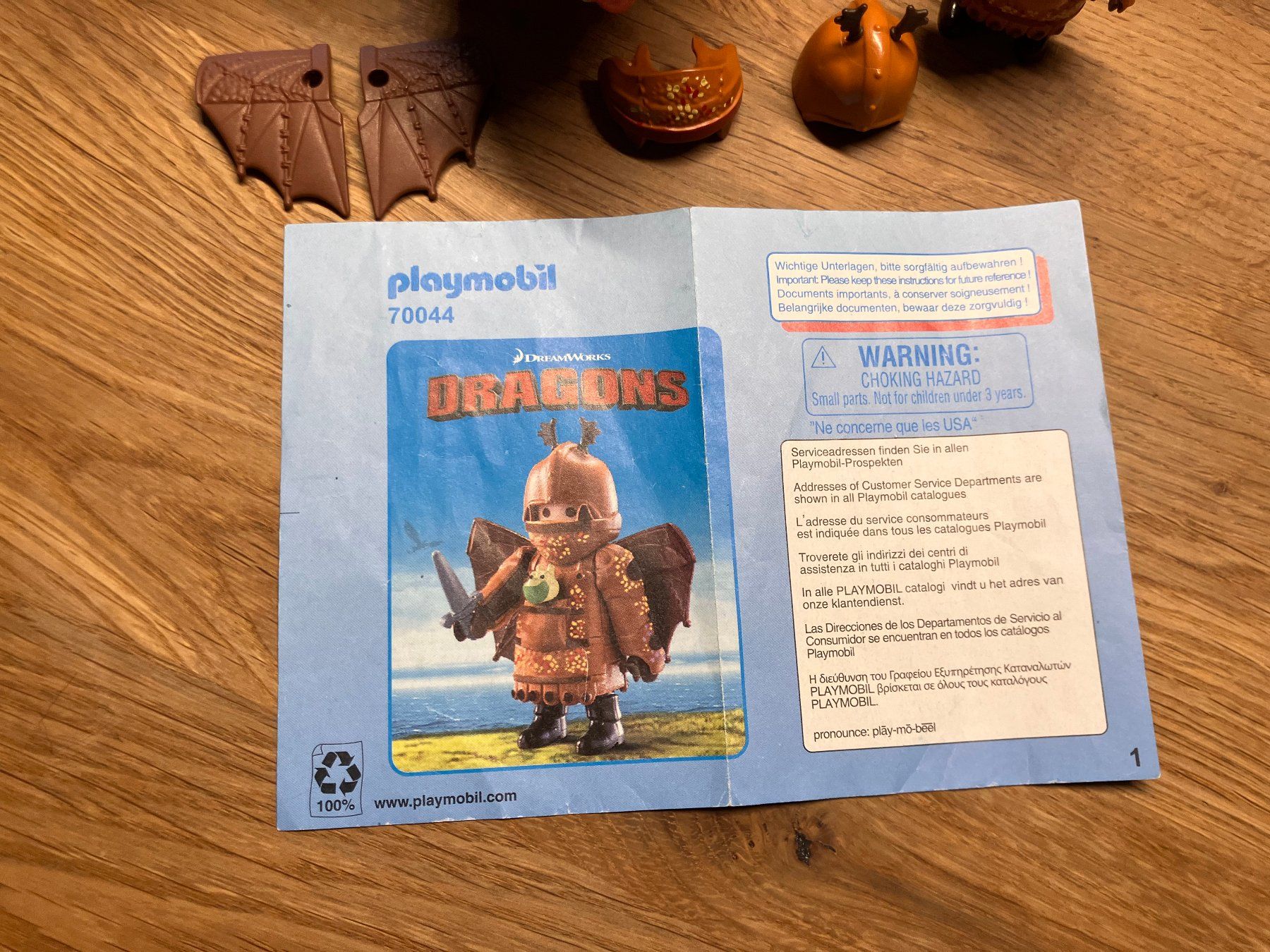 Playmobil Spielzeuge: Playmobil Dragons Fischbein und Fleischklops – Gebraucht aus Schlieren von Creichen1 3