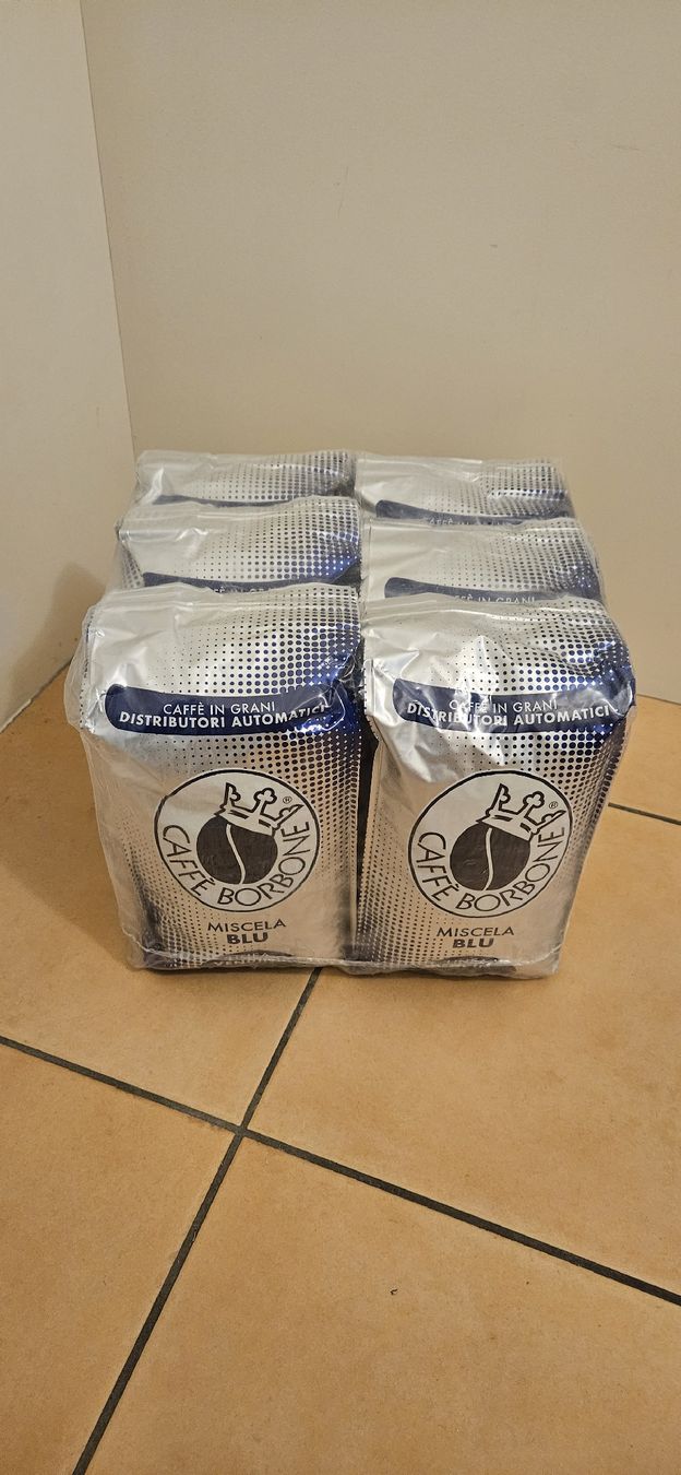 Lebensmittel & Spezialitäten: Caffè Borbone Miscela Blu  Linea Vending in grani – Neu und originalverpackt aus Berneck von mau_6z9r
