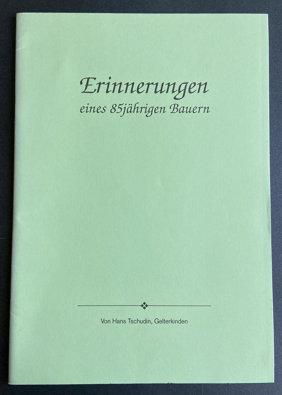 Libri: Büchlein "Erinnerung eines 85 jährigen Bauern" – Usato da Böckten venduto da Hansi36