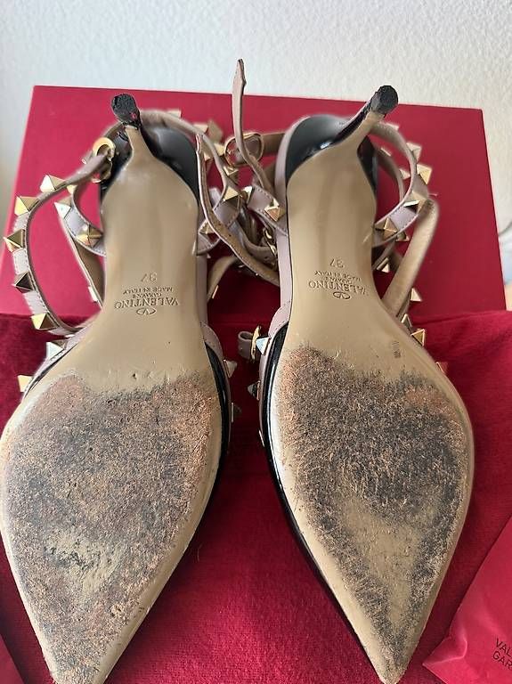 Valentino Damenschuhe: Valentino Garavani Rockstud 6.5cm sandals size 37 – Gebraucht aus Zürich von justynapl 2