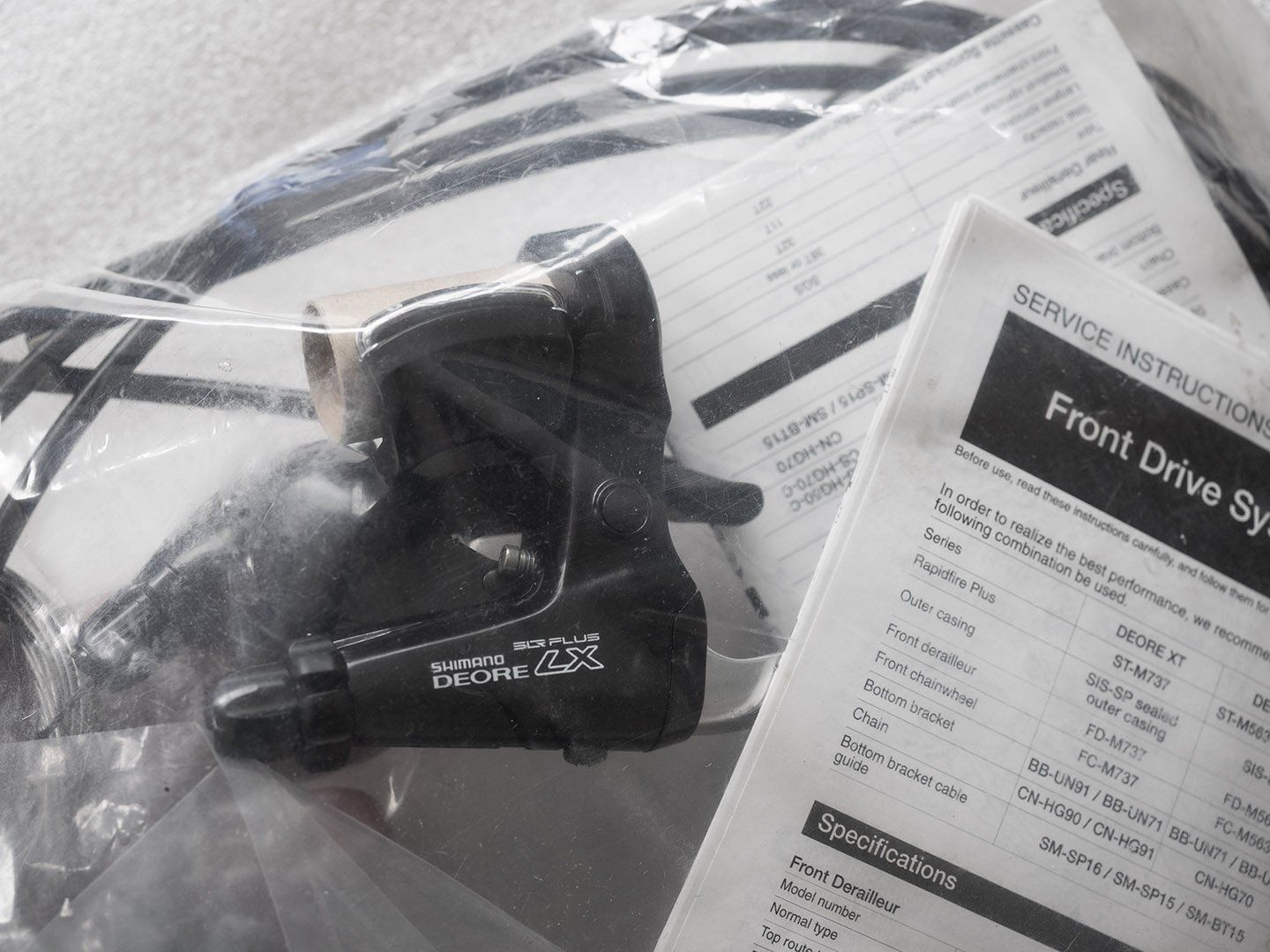 Shimano Pezzi di ricambio: Brems- Schaltgriff Shimano LX SLR Rapidfire Plus – Nuovo e nell'imballaggio originale da Hinwil venduto da Ruha2 5