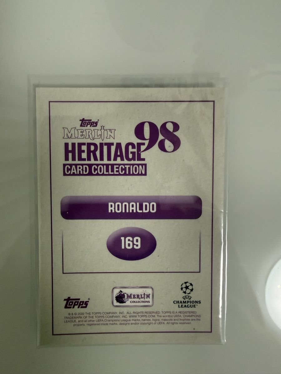 Topps Carte collezionabili: Ronaldo /5 Legend Real Madrid Merlin – Nuovo (secondo la descrizione) da Uznach venduto da DaniRodrigues7 1