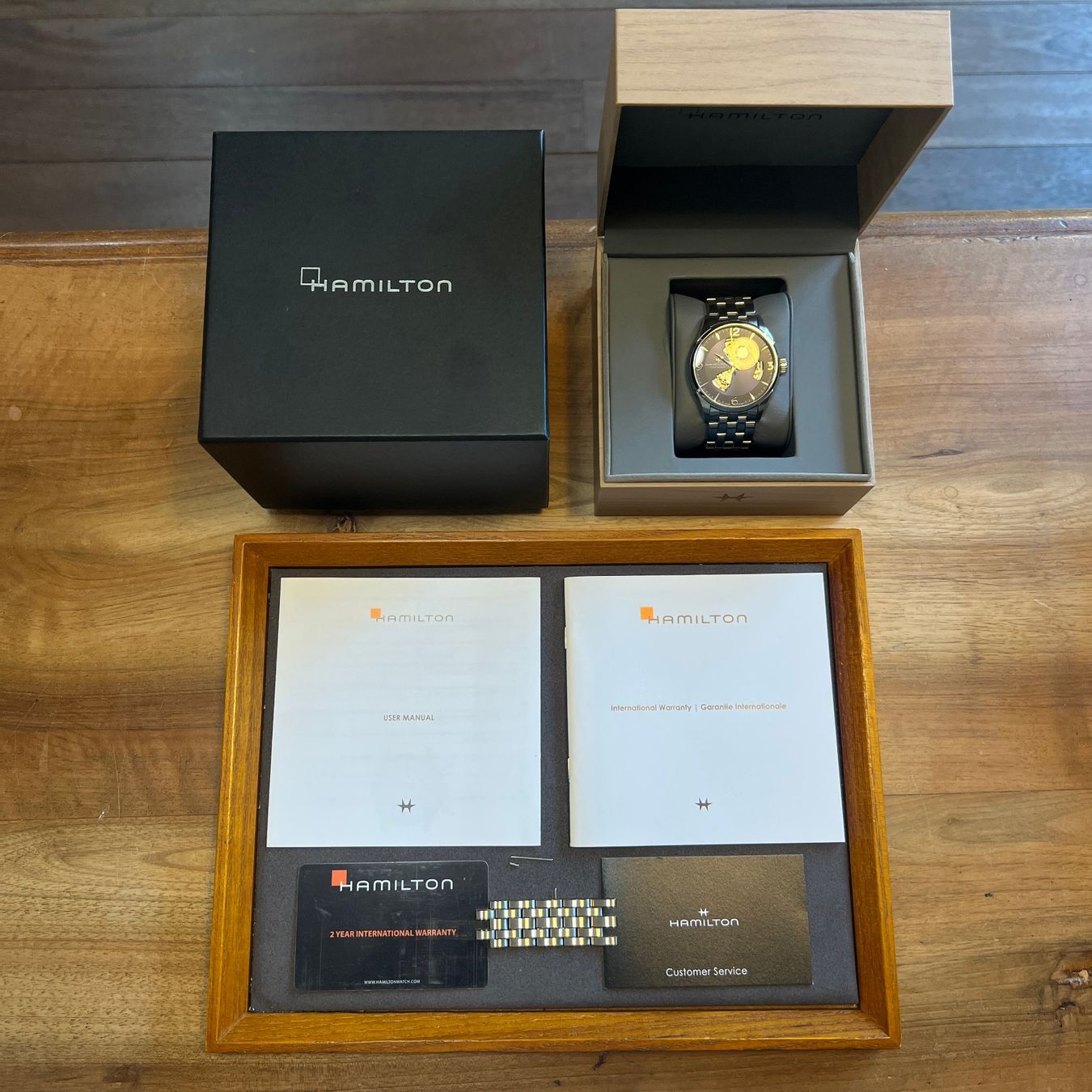 Hamilton Montres: Hamilton Jazzmaster Open Heart Full Set H32705141 – D'occasion à Carouge GE par Watchaser 9