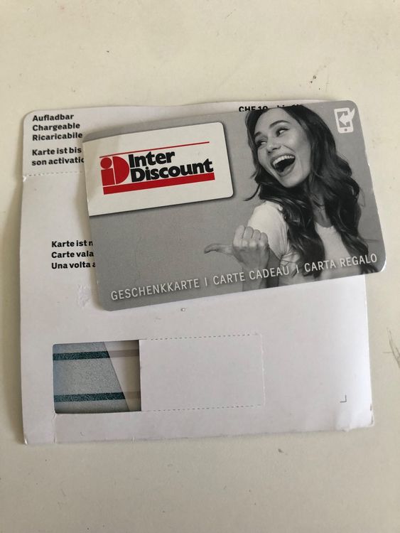 Interdiscount Geschenkkarte 89.90 Fr (Gebraucht) in Etoy für CHF 80 ...