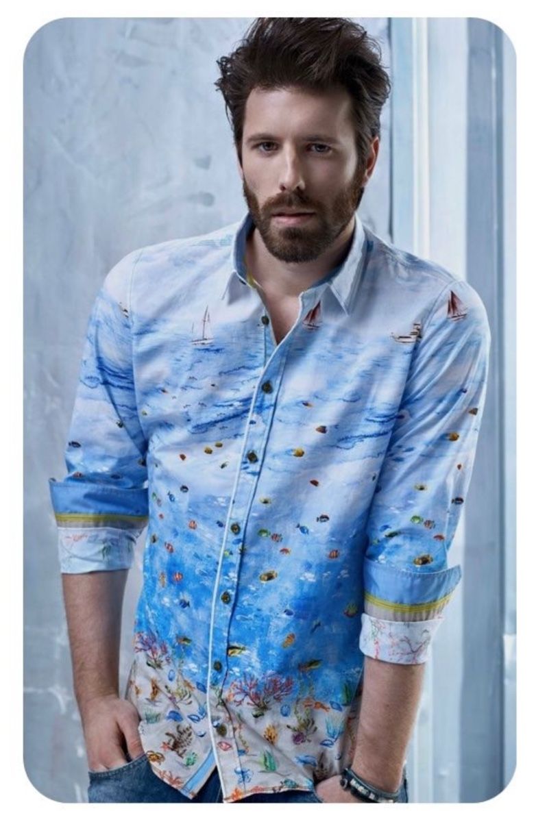 Camicie: RICH FRIDAY Hemd Gr.L/M NP 279 Fr – Usato da Affoltern am Albis venduto da Elenaki67 2