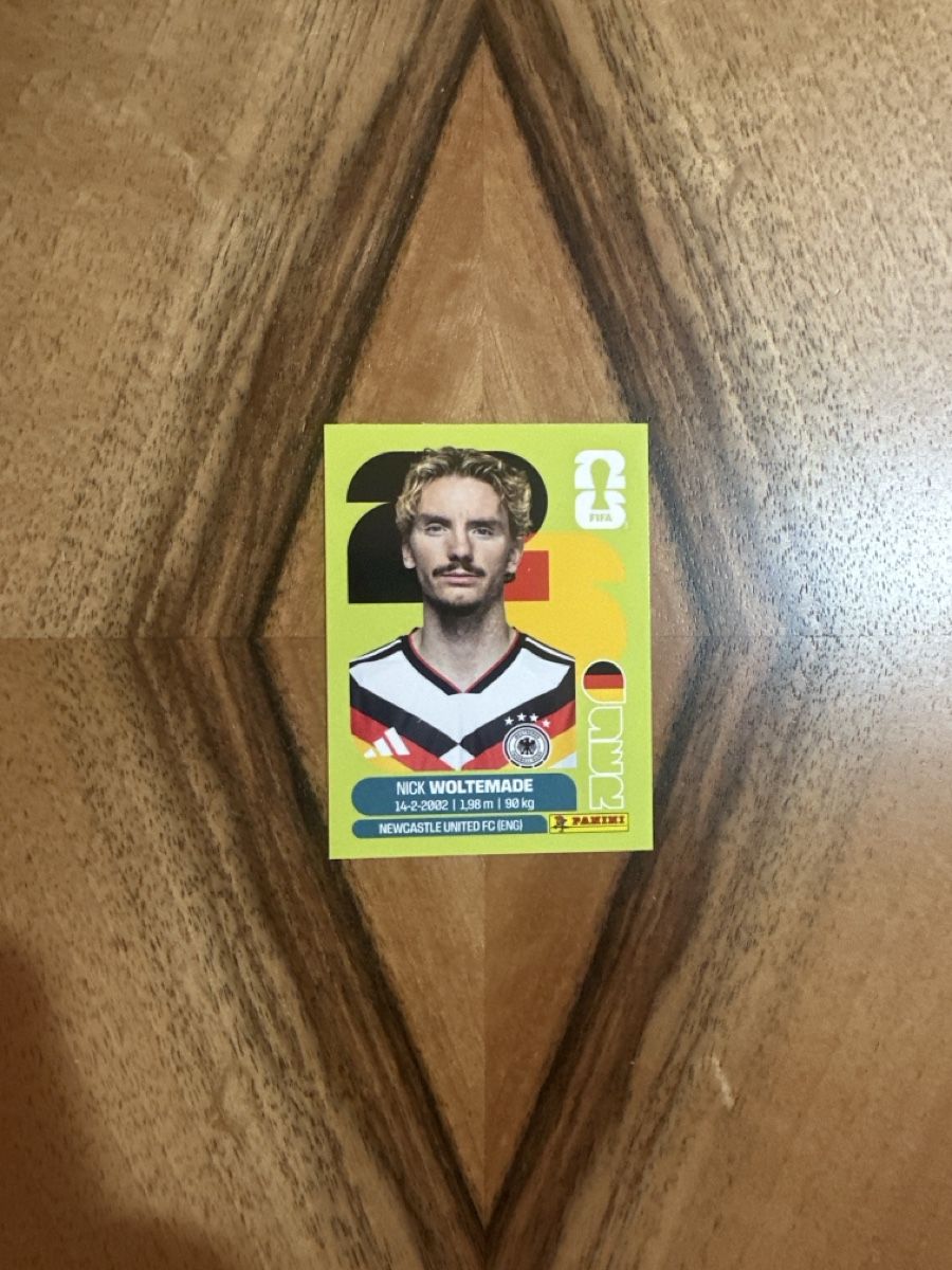 Panini Carte collezionabili: Panini WM 2026 Woltemade GER 20  – Nuovo (secondo la descrizione) da Lachen venduto da man_6692