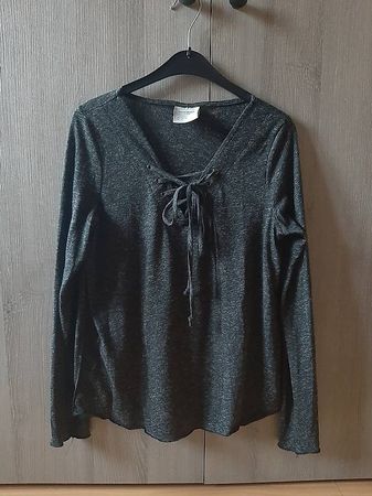 Vero Moda Langarmshirt Gr. XS Grau meliert