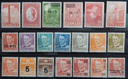 Dänemark ex. Kat. 339-370 **/*/gest. 1953/59
