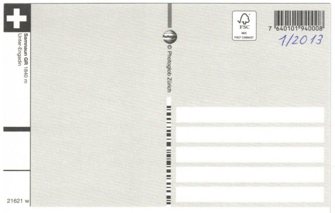 Cartoline postali: Samnaun - 6 Bild AK – Usato da Binningen venduto da Mountainrider 1