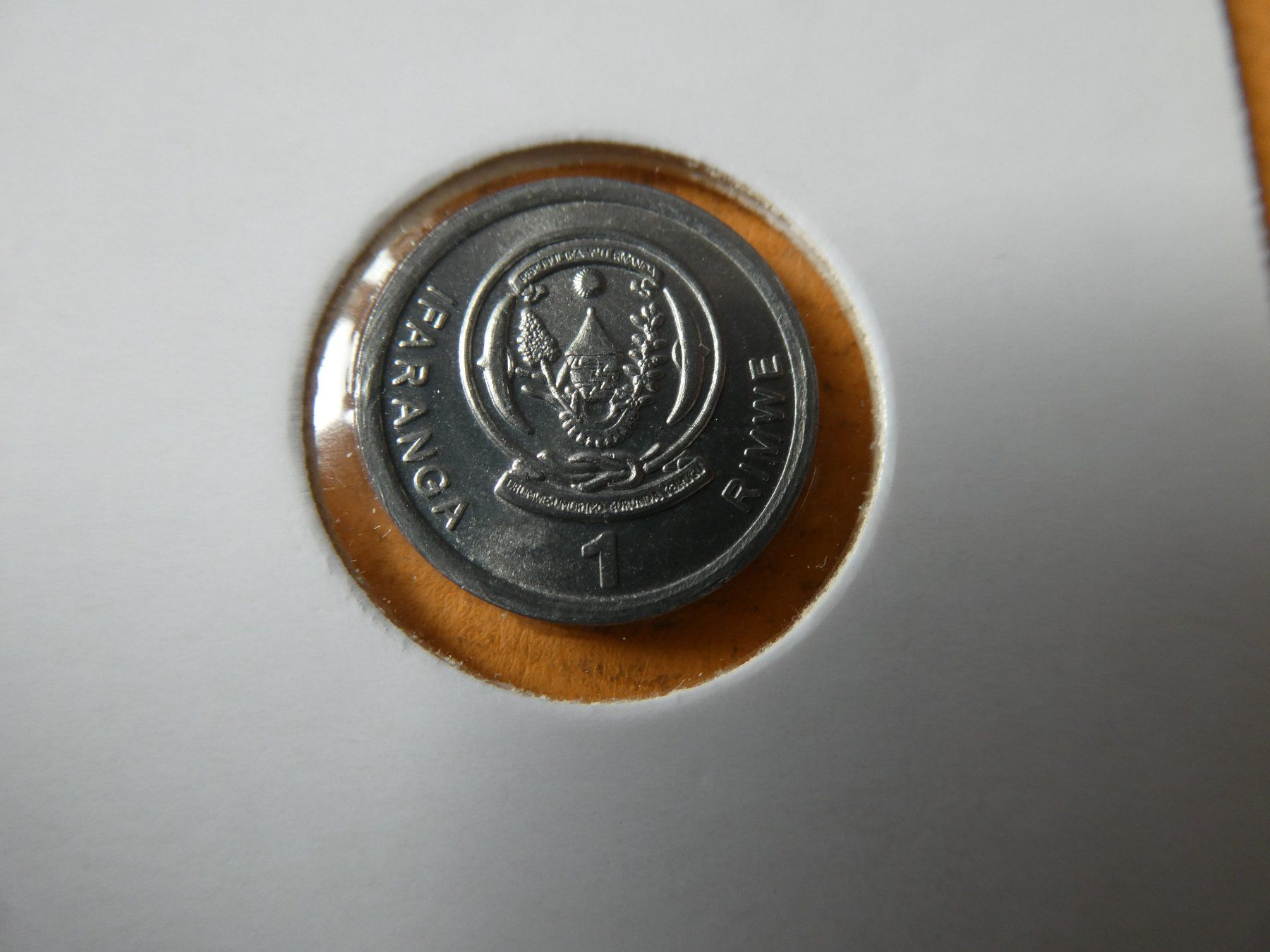Tutti le monete: Rwanda 2003, 1 Franc    stgl. – Usato da Hinterforst venduto da Rohusri 1