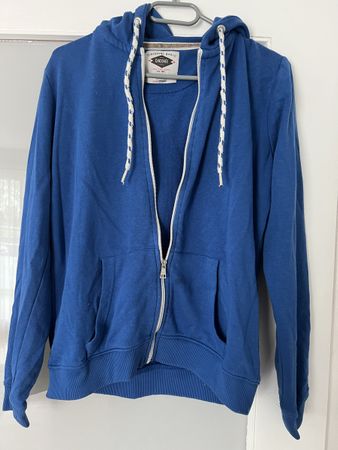 Blauer Kapuzenpullover Grösse S.CHICORÉE