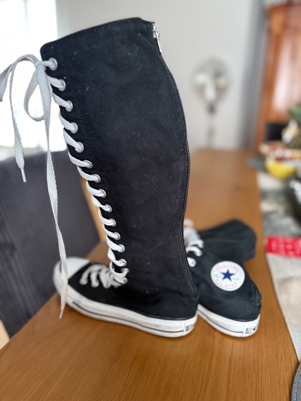 Converse Scarpe da uomo: Converse Knee High schwarz – Usato da Thürnen venduto da Ericwright